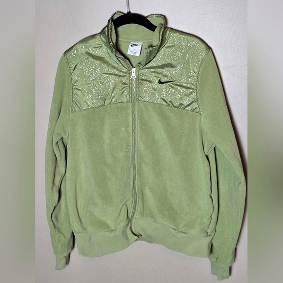 Nike Jackets & Blazers - Women's Nike Alligator Stardust Full Zip Fleece Streetwear Jacket, Medium